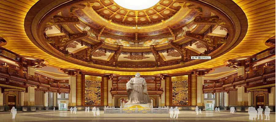 【锦丞快讯】热烈庆祝锦丞公司中标山东孙子文化园兵圣宫GRG项目！